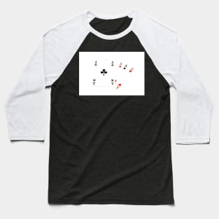 Aces High Four Aces Baseball T-Shirt